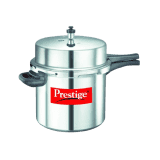 Prestige Popular Virgin Valve Pressure Cooker | Aluminium Precision Welght | 12 L | Silver | 10033