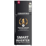 LG 446 Litres 1 Star Frost Free Double Door Convertible Refrigerator |  GL-T502AESR.DESZEB | Ebony Sheen  |