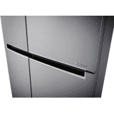 LG 687 L Frost Free Side by Side Refrigerator with with Smart ThinQ | WiFi | Shiny Steel | GC-B247SLUV