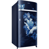 SAMSUNG 189 L Frost Free Single Door 5 Star Refrigerator  | Midnight Blossom Blue |refr RR21C2G25UZ/HL
