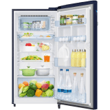 SAMSUNG 189 L Frost Free Single Door 5 Star Refrigerator  | Midnight Blossom Blue |refr RR21C2G25UZ/HL
