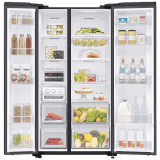 Samsung 700 L with Inverter Side by Side Refrigerator | RS72R50112C/TL | Black