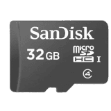 SanDisk Memory Card | 32 GB | MicroSDHC Class 4