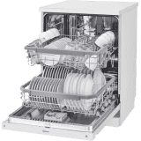 LG DFB424FW | Free Standing 14 Place Settings Intensive Kadhai Cleaning | No Pre-rinse Required Dishwasher