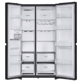 LG Side by Side Refrigerator | Frost Free with Smart Inverter Compressor | 650 Litres | 3 Star | Black Mirror | GLB257DBM3