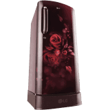 LG | GL-D201ASEU | 185 L | Direct Cool Single Door Refrigerator | Scarlet Euphoria