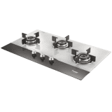 Prestige Desire Hob Top PHTD 03 Al Glass Automatic Hob Gas Stove | 3 Burners | Multicolor