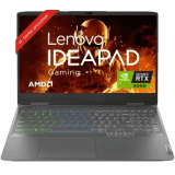 Lenovo IdeaPad Gaming Laptop | AMD Ryzen 5 Hexa Core 6600H | 16 GB | 512 GB SSD | Windows 11 Home With MS Office | 4 GB Graphics | NVIDIA GeForce RTX 3050 | 15ARH7D4 | 15.6 inch | Onyx Grey