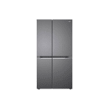 LG Convertible Side by Side Refrigerator |  650L | Smart Inverter Compressor | Dazzle Steel | GL-B257HDS3