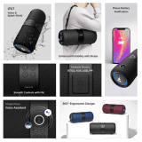 boAt  | Stone | 1200F | 14 W |  Bluetooth Speaker |  Stereo Channel  | RGB LEDs | Black