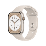 Apple Watch Series 8 Starlight Sport Band | 45 mm | GPS + Cellular | Starlight Aluminium Case