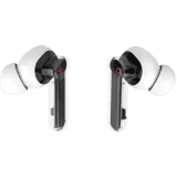 Salpido Ear Waves S06 Ear Buds with Mic True Wireless | Translucent Design | 13mm Driver Bluetooth Headset | White