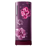 Samsung Inverter Direct-Cool Single Door Refrigerator | 183L | 3 Star | Camellia Purple | RR20C1823CR/HL