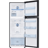 SAMSUNG Frost Free Double Door Convertible Refrigerator | 301 L | 3 Star |  Luxe Black | RT34C4523BX/HL