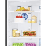 SAMSUNG Frost Free Double Door Convertible Refrigerator | 301 L | 3 Star |  Luxe Black | RT34C4523BX/HL
