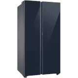 SAMSUNG 653 L | Direct Cool Side by Side 3 Star Refrigerator | RS76CB81A341HL | Glam Navy