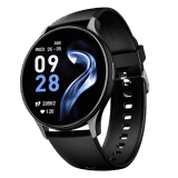 Boat Lunar Peak Smart Watch | 1.45" AMOLED Display, Advanced BT Calling, Always on Display, Cloud & Custom Watch Faces, in-Built Games | Black
