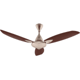 USHA Bloom Primrose Ceiling Fan | 3 Blade | Silent Operation  | 1250 mm | Sparkle Golden and Brown