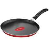 Pigeon Storm Flat Non-stick Tawa | Induction Base Tawa |  27 cm diameter | Aluminium