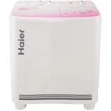 Haier | HTW90-1159FL | 9 kg Semi Automatic Top Load Washing Machine White | Pink
