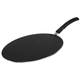 Pigeon by Stovekraft Aluminium Non-Stick 4mm Concave Tawa | 26cm | Black