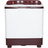 Haier | HTW90-1128BT | 9 kg | Semi Automatic | Top Load | Washing Machine | White Maroon