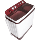 Haier | HTW90-1128BT | 9 kg | Semi Automatic | Top Load | Washing Machine | White Maroon