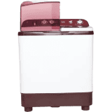 Haier | HTW90-1128BT | 9 kg | Semi Automatic | Top Load | Washing Machine | White Maroon