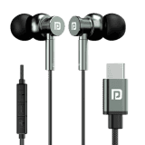 Portronics Conch Tune C in Ear Type C Wired Earphones with Mic | Grey