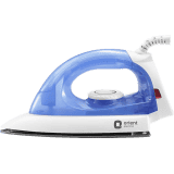 Orient Electric Panache Crystal 1100 Watt Dry Iron for clothes with Weilburger Coated Non Stick Soleplate | Silver Layered Thermostat for Better Heat Conductivity