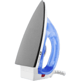 Orient Electric Panache Crystal 1100 Watt Dry Iron for clothes with Weilburger Coated Non Stick Soleplate | Silver Layered Thermostat for Better Heat Conductivity