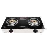 Blueberry's STASH Stainless Steel Toughened Glasstop | 2 Burner | LPG Gas Stove