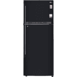 LG 471 L 3 Star with Inverter Double Door Refrigerator | GL-T502FES3 | Ebony Sheen