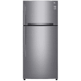 LG 547 L 3 Star Frost Free Double Door Refrigerator| GN H702HLHQ APZQEBN | Inverter Compressor | Platinum Silver