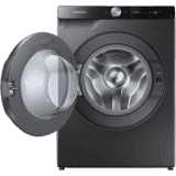 Samsung 8.0 kg / 6.0 kg Wi-Fi Enabled Inverter Fully-Automatic Washer Dryer | WD80T604DBX/TL | Black
