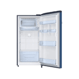 Samsung 198L Horizontal Curve Design One Door Refrigerator- RR21A2G2YCU | Camellia Blue