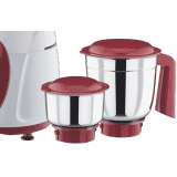 BAJAJ Classic  Mixer Grinder | 750 W | 3 Jars | Maroon with white