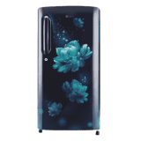 LG 190 L Direct Cool Single Door 3 Star Refrigerator with Base Drawer | GL-B201ABCD | Blue Quartz