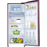 Samsung Direct-Cool Single Door Refrigerator | RR20C1724HN/HL |183 L/4 Star | Himalaya poppy Red