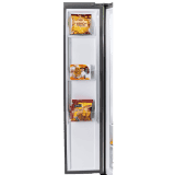 Kelvinator 500 litres Side-by-Side Refrigerator | KRS-B520SSV | Shiny Silver