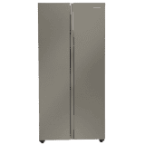Kelvinator 500 litres Side-by-Side Refrigerator | KRS-B520SSV | Shiny Silver
