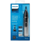 PHILIPS NT3650/16 NOSE TRIMMER Trimmer 240 min Runtime 3 Length Settings  | Grey, Black |