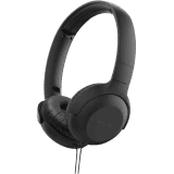 PHILIPS TAUH201 On Ear Wired Headphones with Mic, Lightweight, Echo Cancellation Wired Headset