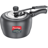Prestige Svachh Apple Duo Induction Bottom Pressure Cooker  | 2 L | Hard Anodized