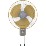 BAJAJ Rapido HS Wall Fan | 400mm | 3 Blade | Grey & Yellow