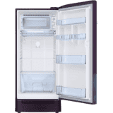 SAMSUNG 198 L Direct Cool Single Door 5 Star Refrigerator with Base Drawer | RR21T2H2W9R/HL | Paradise Purple