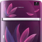 SAMSUNG 198 L Direct Cool Single Door 5 Star Refrigerator with Base Drawer | RR21T2H2W9R/HL | Paradise Purple