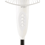 USHA MIST AIR DUOS Pedestal Fan | 400 mm | 3 Blade | White