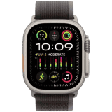 Apple Watch Ultra 2 | GPS + Cellular 49mm Titanium Case with Blue/Black Trail Loop | Black Strap