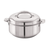 Cello | Maxima |  2300ml | Stainless Steel | Double Walled Casserole | Silver